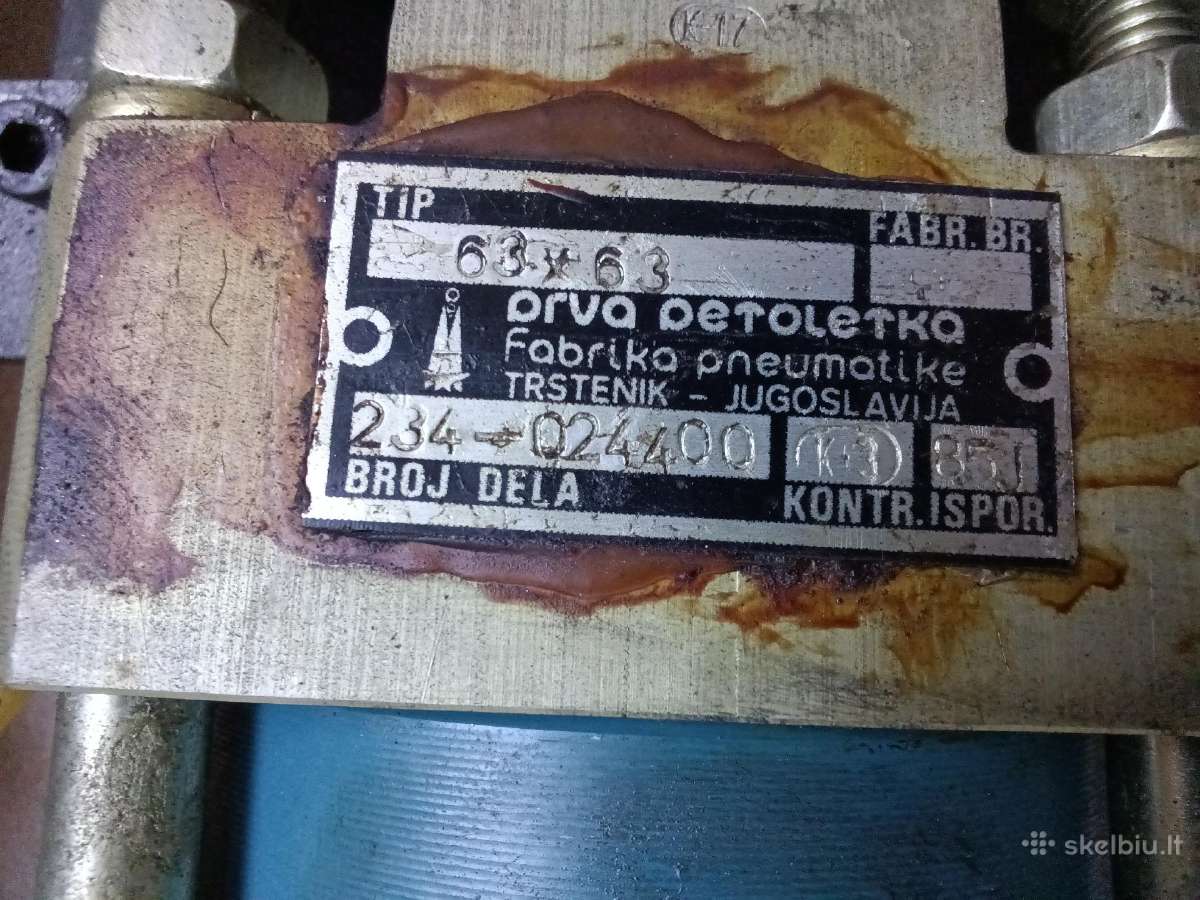 Jugoslaviški Prva Petoletka Pneumatiniai Cilindrai - nuotraukos Nr. 5