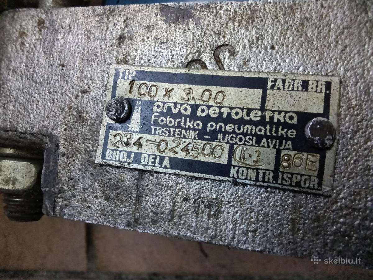 Jugoslaviški Prva Petoletka Pneumatiniai Cilindrai - nuotraukos Nr. 4