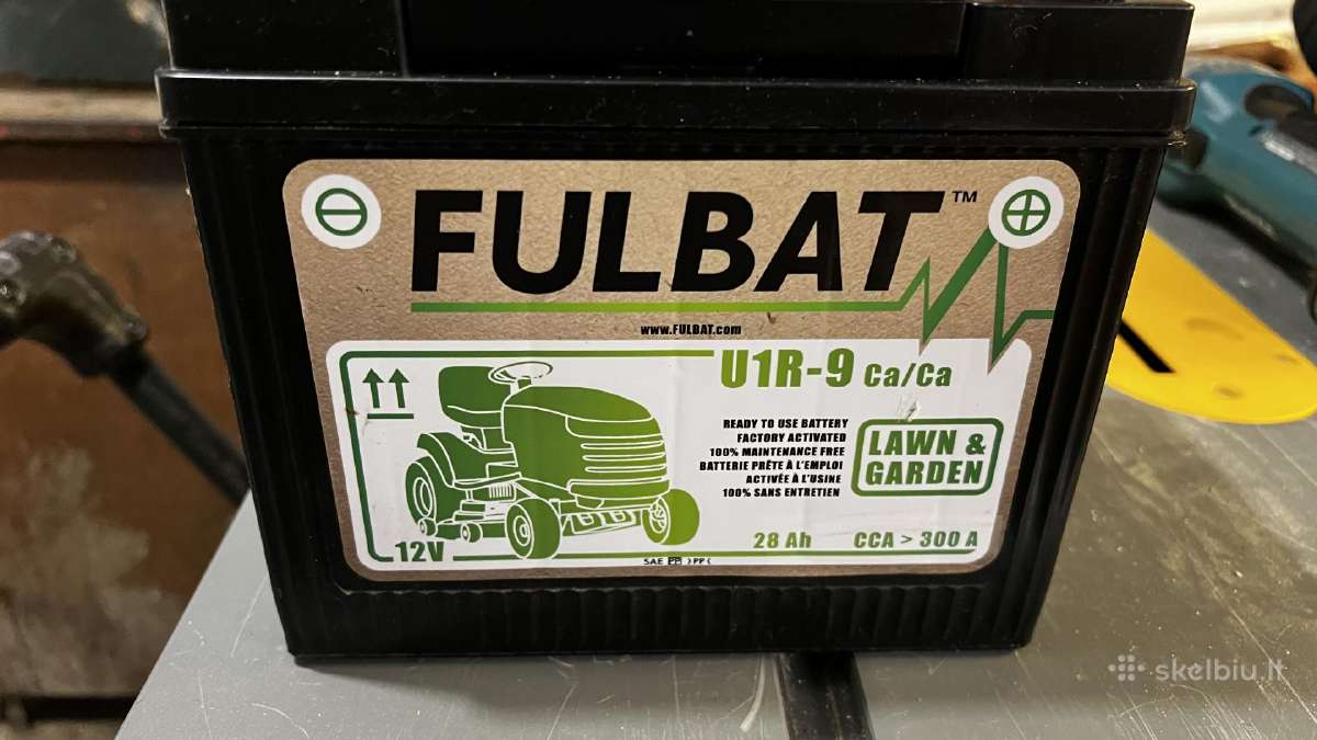 Fulbat U1r-9 12v 28ah 300a akumuliatorius vejos - nuotraukos Nr. 3