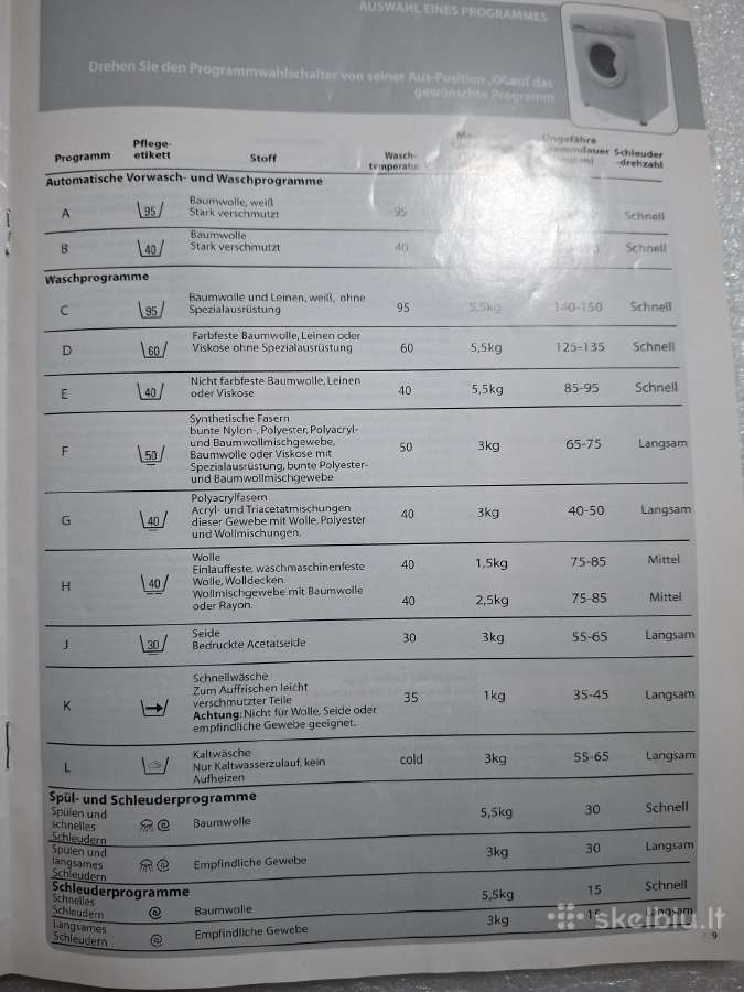 Bomann Wa214 skalbimo mašina 1400rpm - nuotraukos Nr. 6