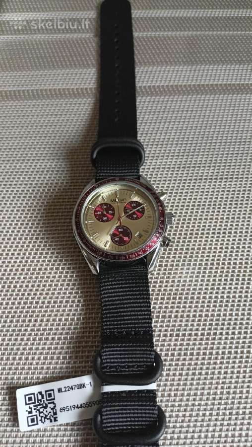 Naujas kvarcinis laikrodukas chronografas - nuotraukos Nr. 8