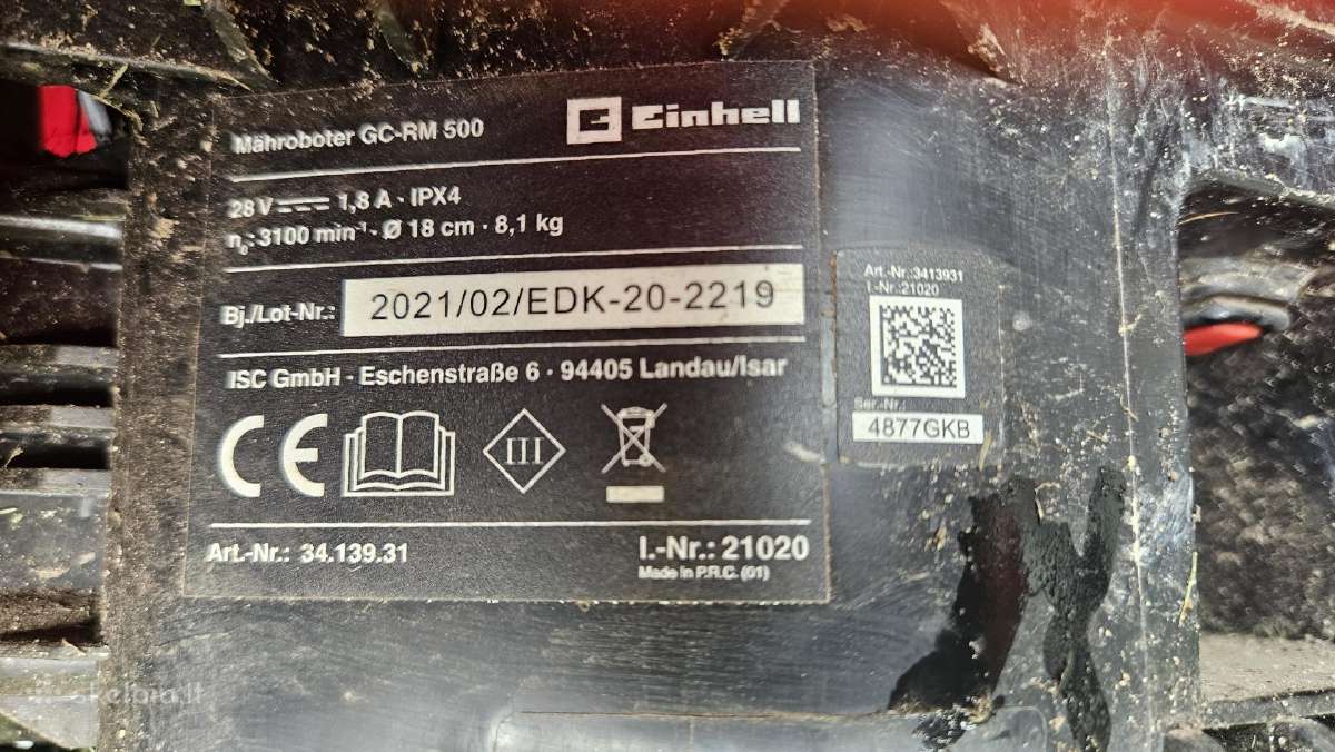 Einhell Vejos pjovimo robotas - nuotraukos Nr. 7