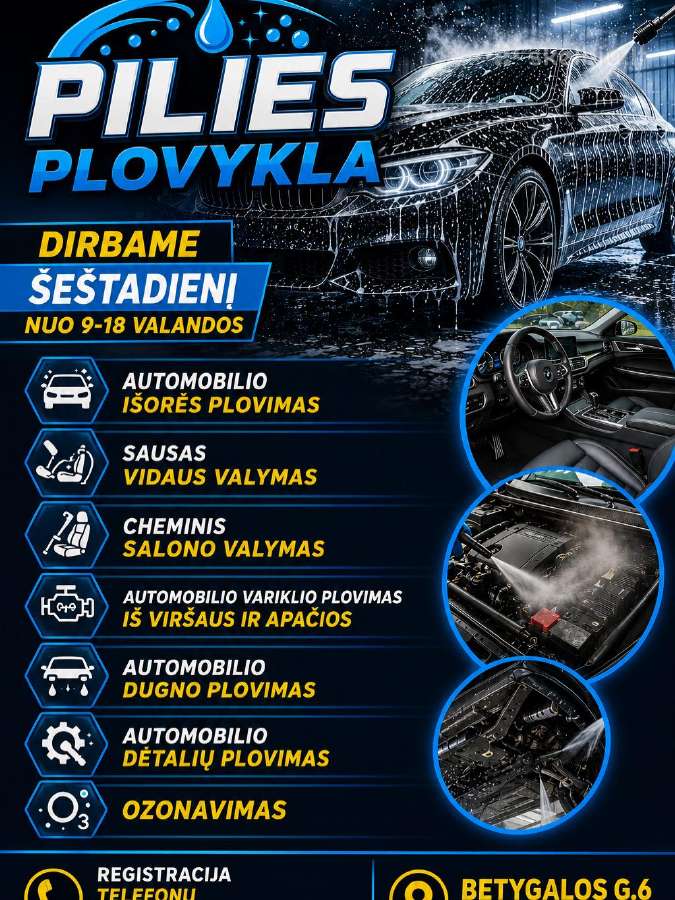 Variklių plovimas Automobilių Plovimas ir Valymas - nuotraukos Nr. 8