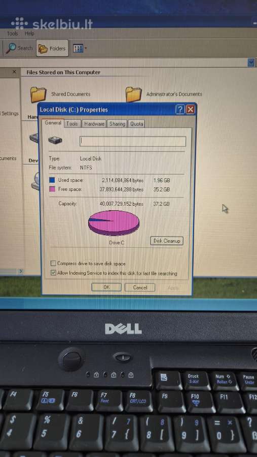 Dell Intel Pentium 4 Retro laptop - nuotraukos Nr. 4