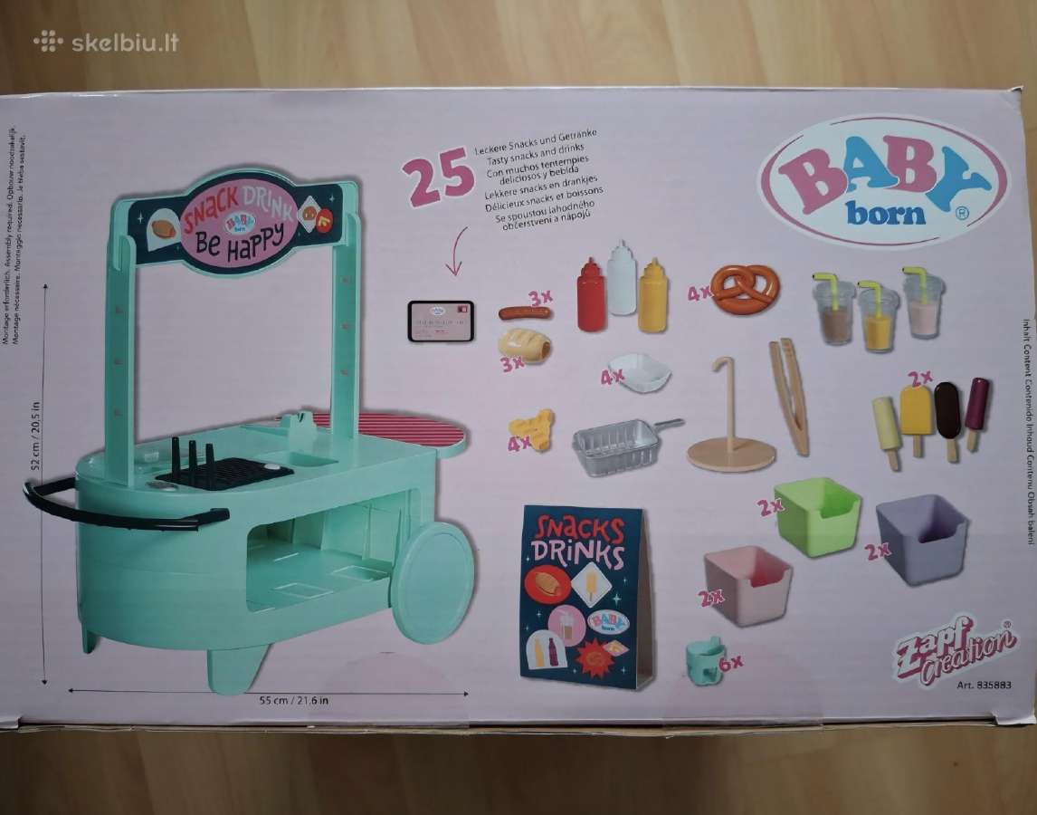 Baby born užkandžių kioskelis - nuotraukos Nr. 2