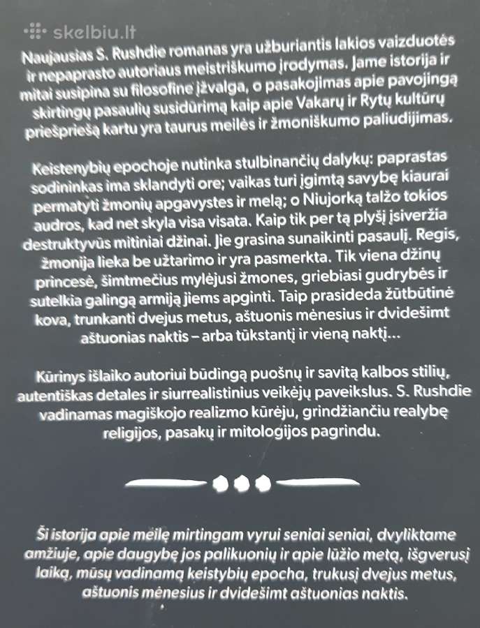 Salman Rushdie knygos - nuotraukos Nr. 8