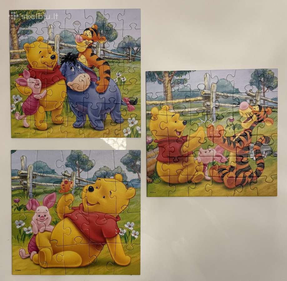 Winnie the Pooh Disney dėlionės dvi (Puzzles) - nuotraukos Nr. 2