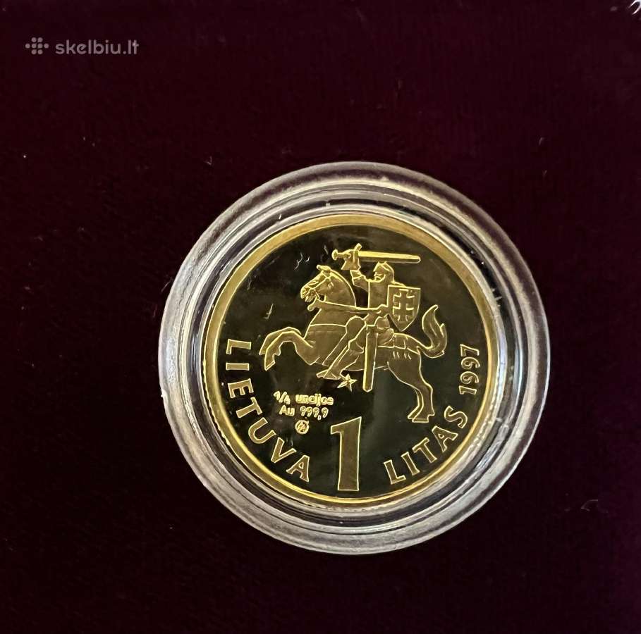 1997m. 1 Litas Au -Jurgutis- - nuotraukos Nr. 2