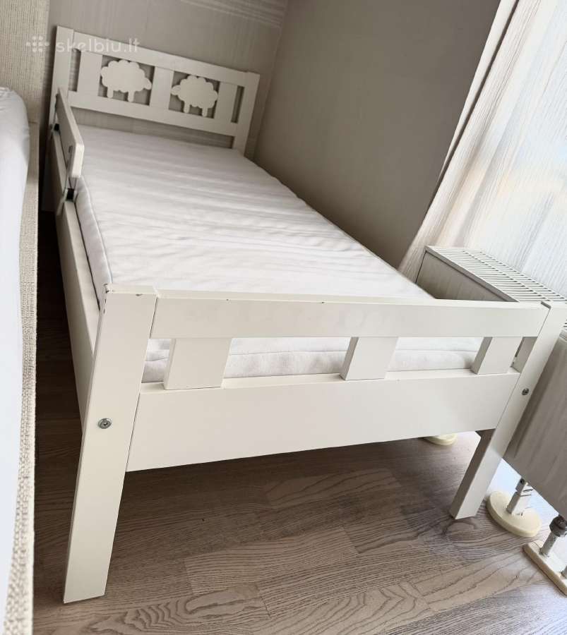 Vaikiška lova su čiužiniu Ikea Kritter 70x160 - nuotraukos Nr. 2