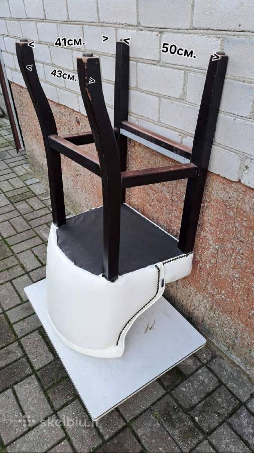 Parduodamos dvi naudotos baro kėdės. - nuotraukos Nr. 2