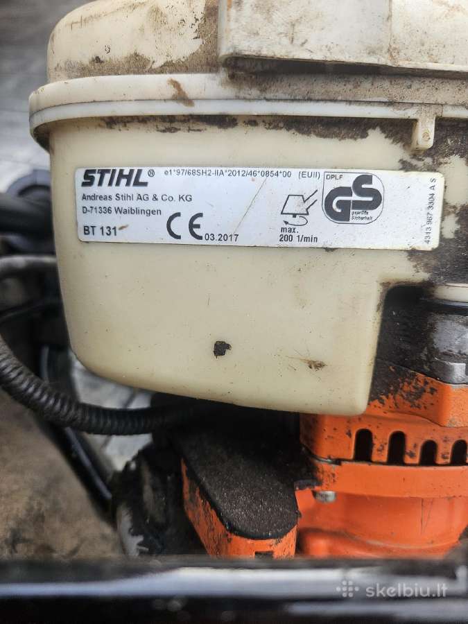 Stihl Bt 131 Zemes Grastas - nuotraukos Nr. 2