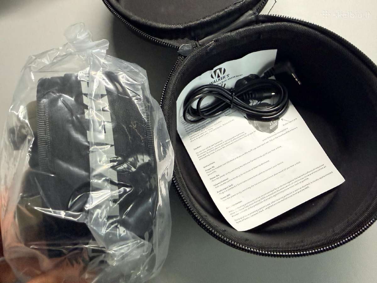 Walker's Razor Slim Electronic Muffs Active - nuotraukos Nr. 2