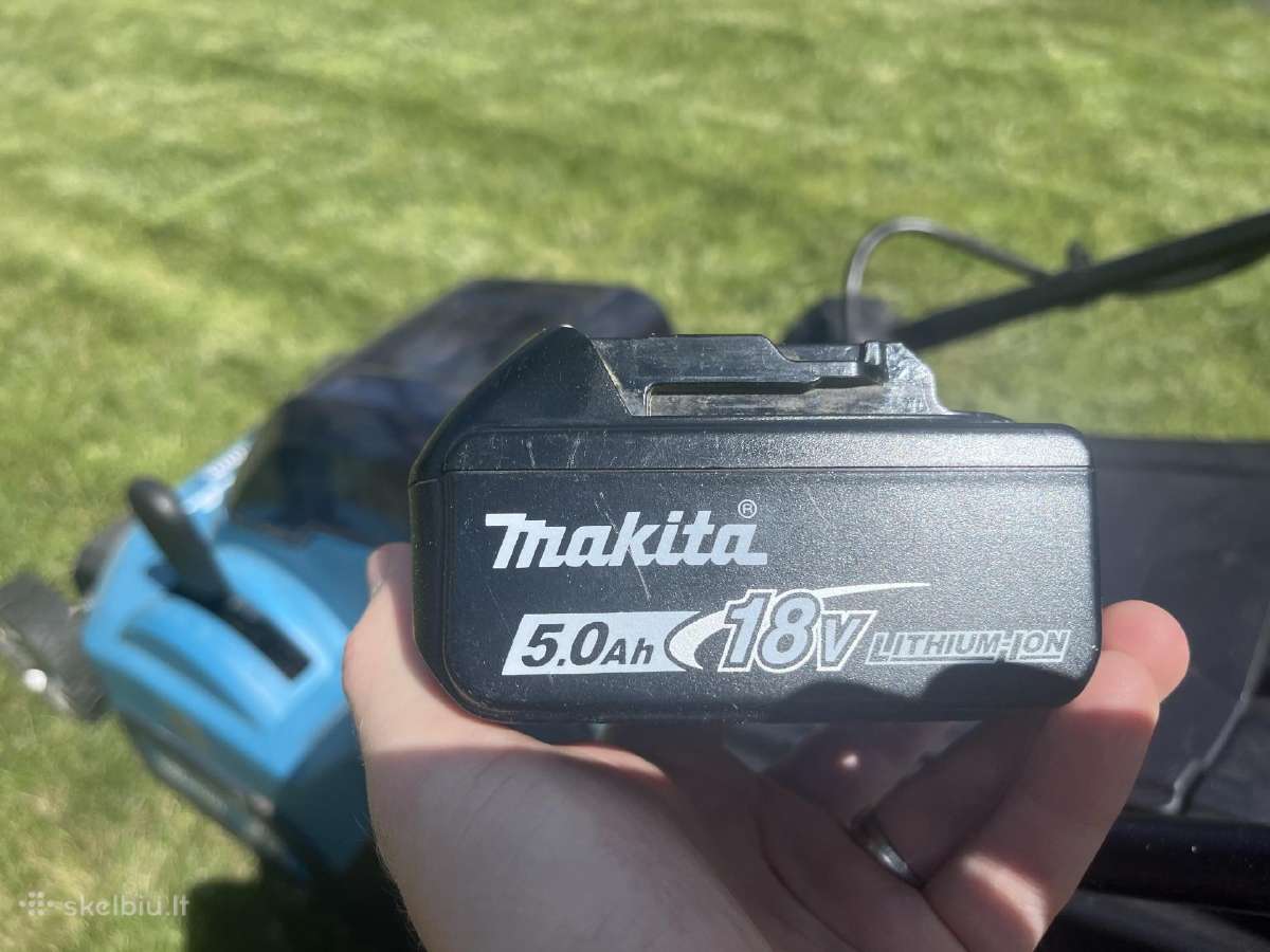 Makita žoliapjovė, trimeris, 2x18v akumuliatoriai - nuotraukos Nr. 2