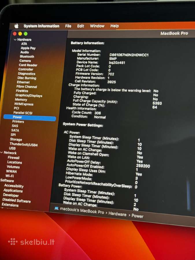 Apple MacBook Pro 15 2017 Touch Bar i7 16gb - nuotraukos Nr. 7