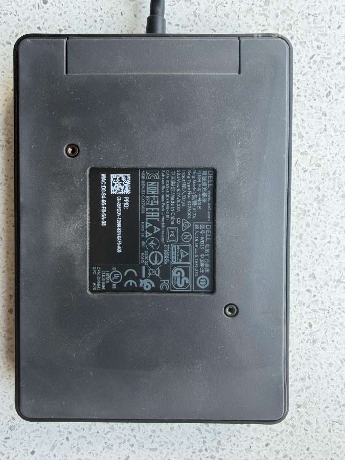 Dell K17a docking - nuotraukos Nr. 2