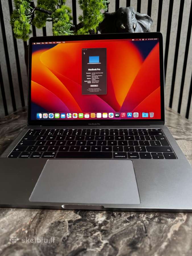 Apple MacBook Pro 13 2017 i5 8gb RAM 256gb - nuotraukos Nr. 2
