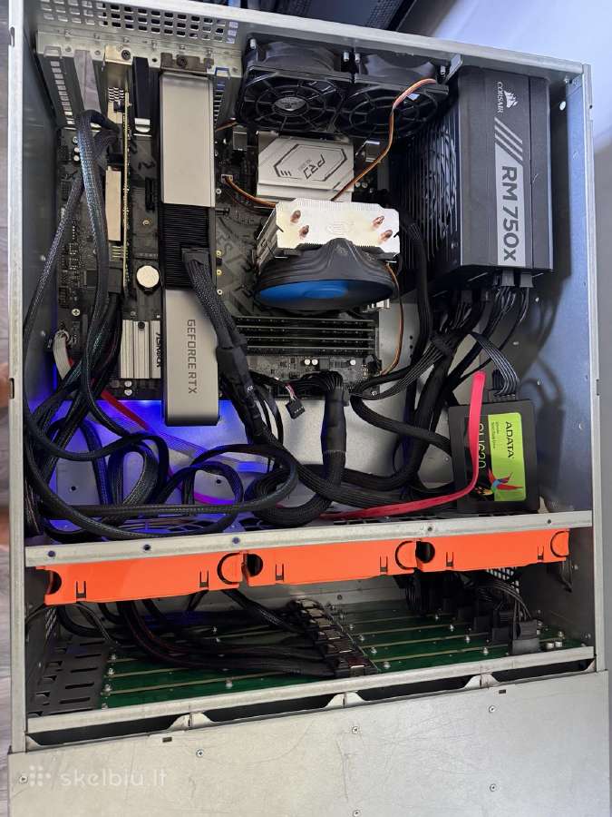 24 HDD serveris / Nas – 128 GB RAM, Rtx 3070 Ti, L - nuotraukos Nr. 3