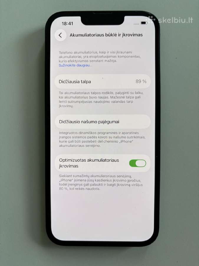 iPhone 13 128 GB, juodas - nuotraukos Nr. 6