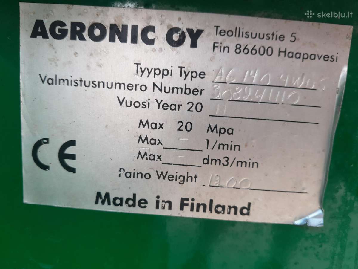 Pašarų dalytuvas Agronic 140 - nuotraukos Nr. 5