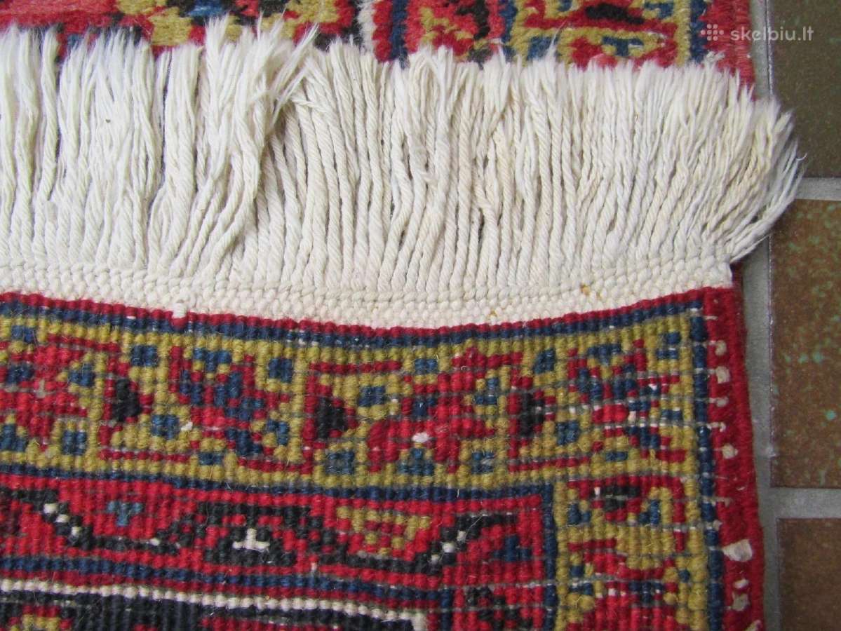 Rankų darbo persiškas kilimas Heriz 356x274 - nuotraukos Nr. 8