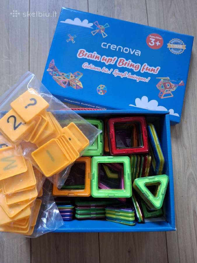 Magnetinis edukacinis konstruktorius - nuotraukos Nr. 2