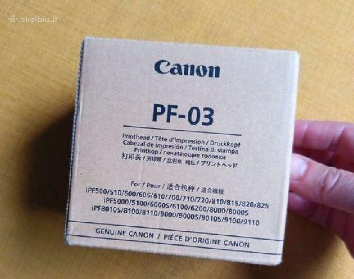 Canon Pf-03 printerio galva - nuotraukos Nr. 2