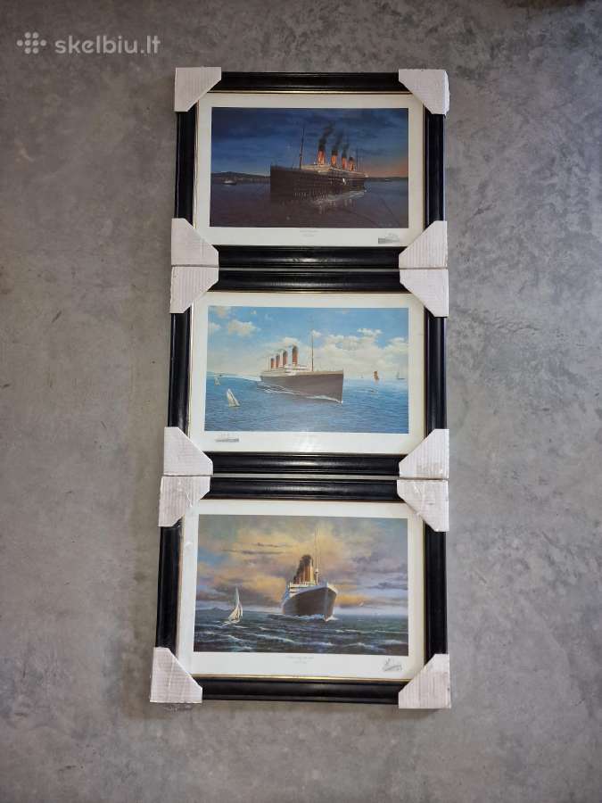Kolekcinių Titanic paveikslų komplektas - nuotraukos Nr. 9