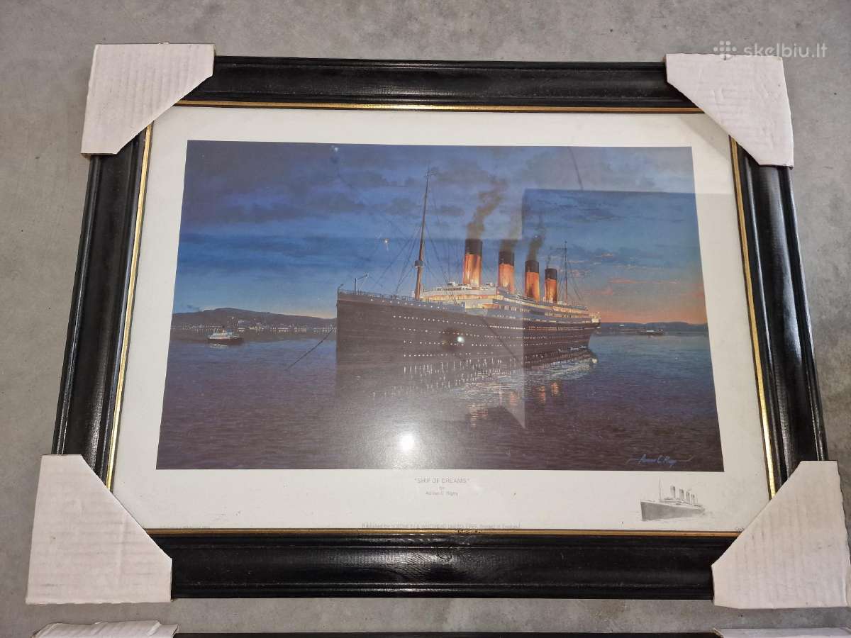 Kolekcinių Titanic paveikslų komplektas - nuotraukos Nr. 13