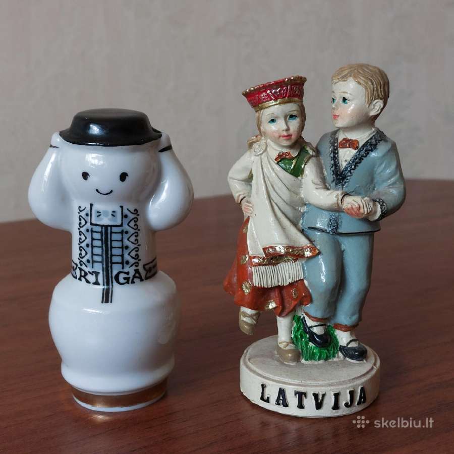 Dvi latviškos statulėlės ( made in Latvia ) - nuotraukos Nr. 14