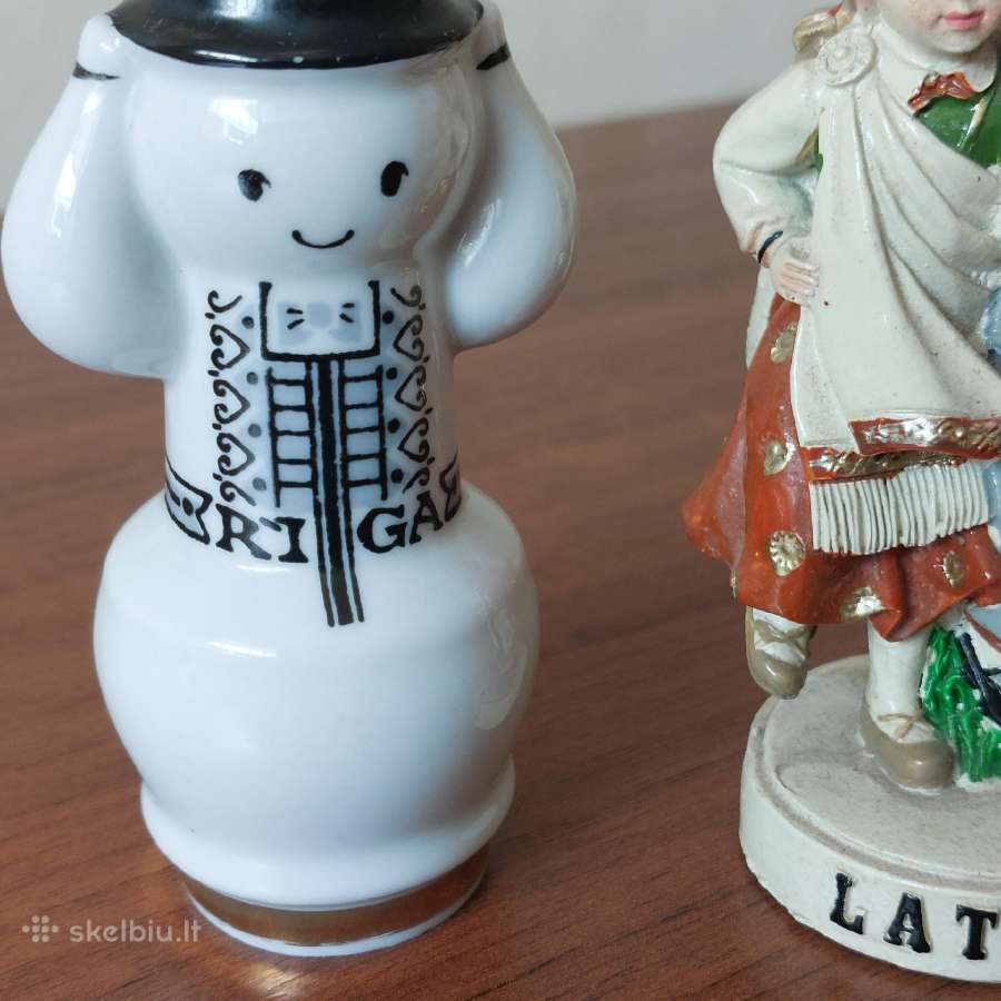 Dvi latviškos statulėlės ( made in Latvia ) - nuotraukos Nr. 2