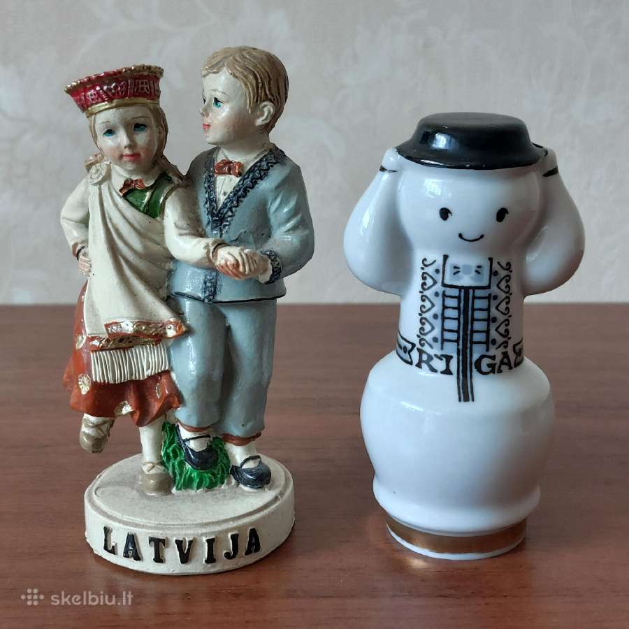 Dvi latviškos statulėlės ( made in Latvia ) - nuotraukos Nr. 13