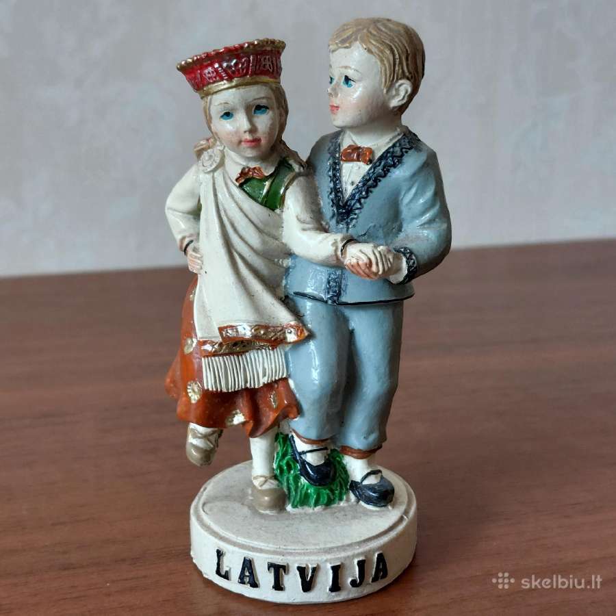 Dvi latviškos statulėlės ( made in Latvia ) - nuotraukos Nr. 19