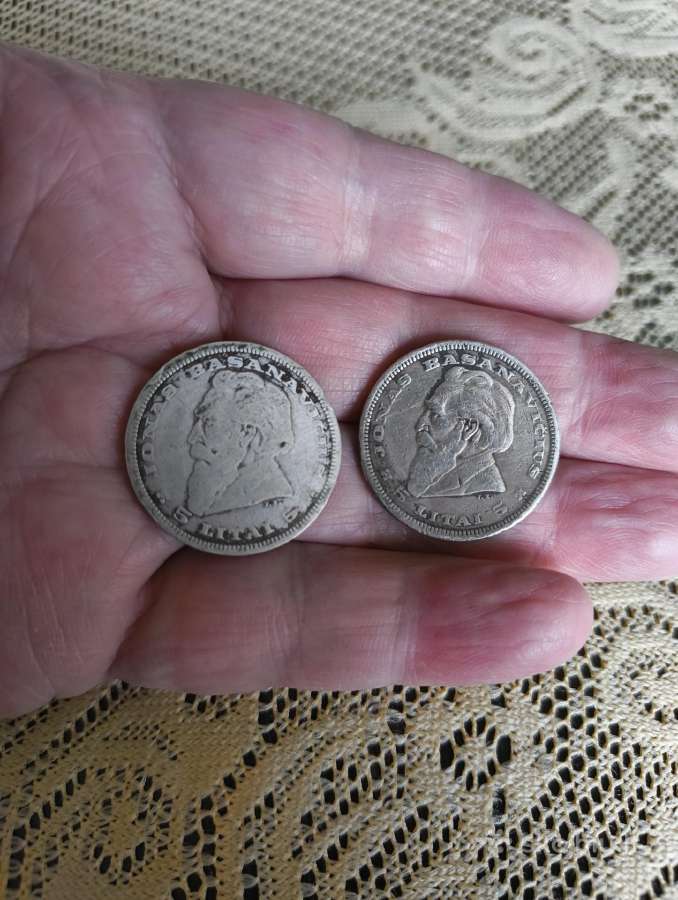 5 Litai 1936 m - Originalas.sidabras, 2vnt po 17€ - nuotraukos Nr. 3