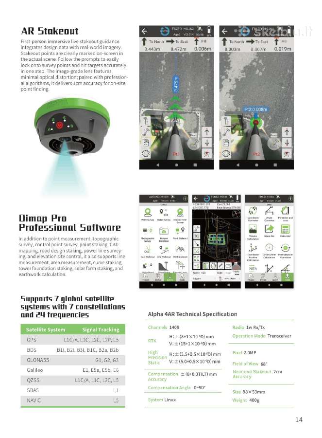 GPS imtuvas su lazeriu Alpha Zero - 2000eur! - nuotraukos Nr. 9