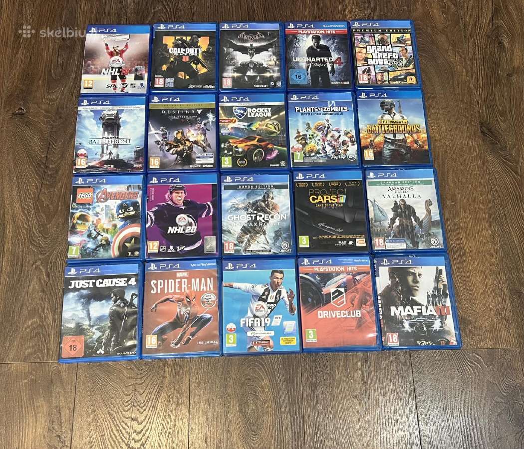 Playstation 4 Pro,7216b/1tb/2 pultai/20 žaidimu - nuotraukos Nr. 4