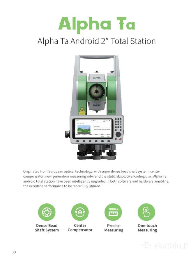 GPS imtuvas su lazeriu Alpha Zero - 2000eur! - nuotraukos Nr. 15