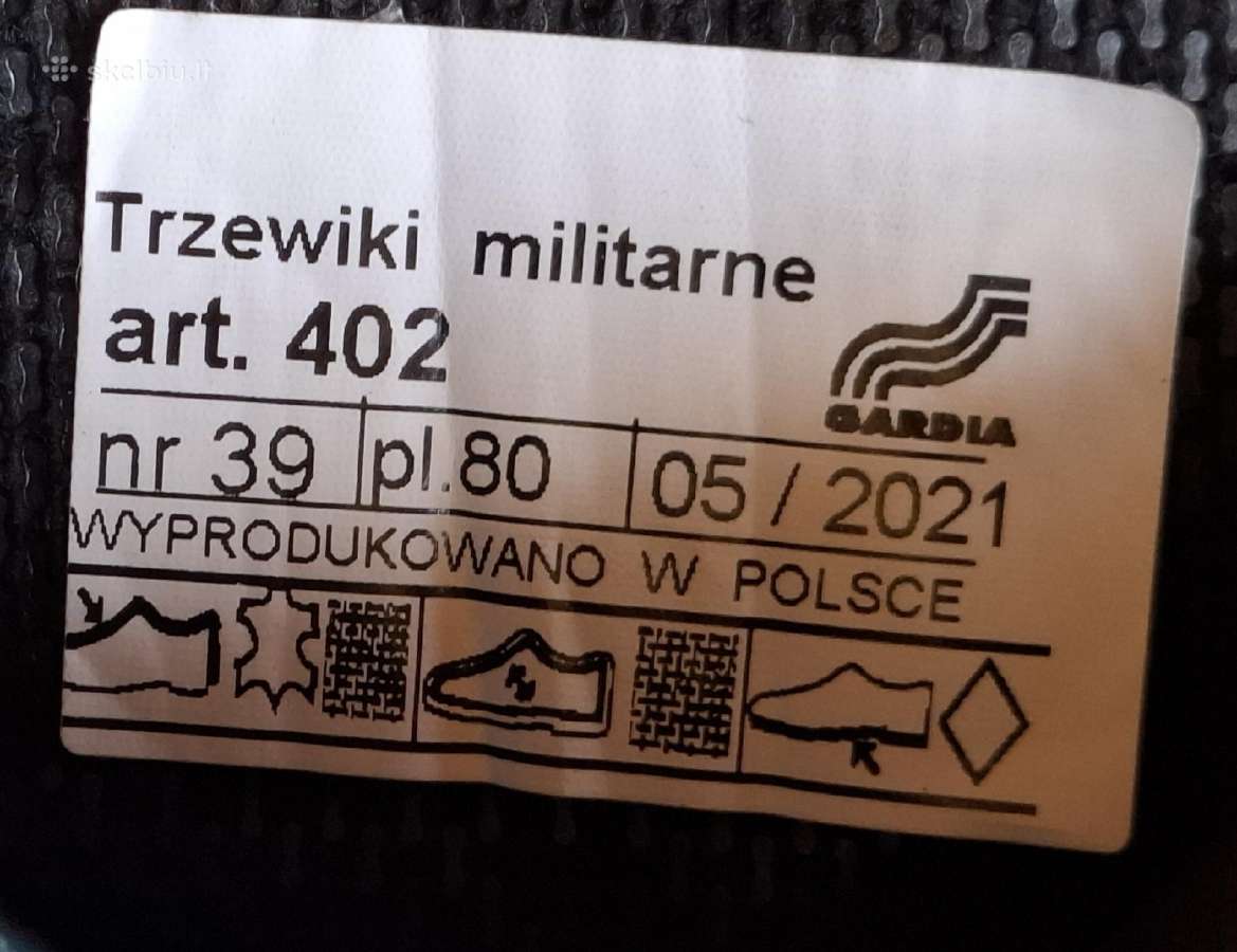 Lenkiški Gardia taktiniai batai. - nuotraukos Nr. 8
