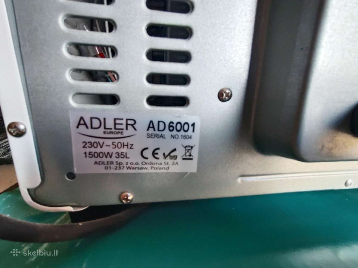 Portativine elektrine orkaite Adler Ad 60001. - nuotraukos Nr. 6