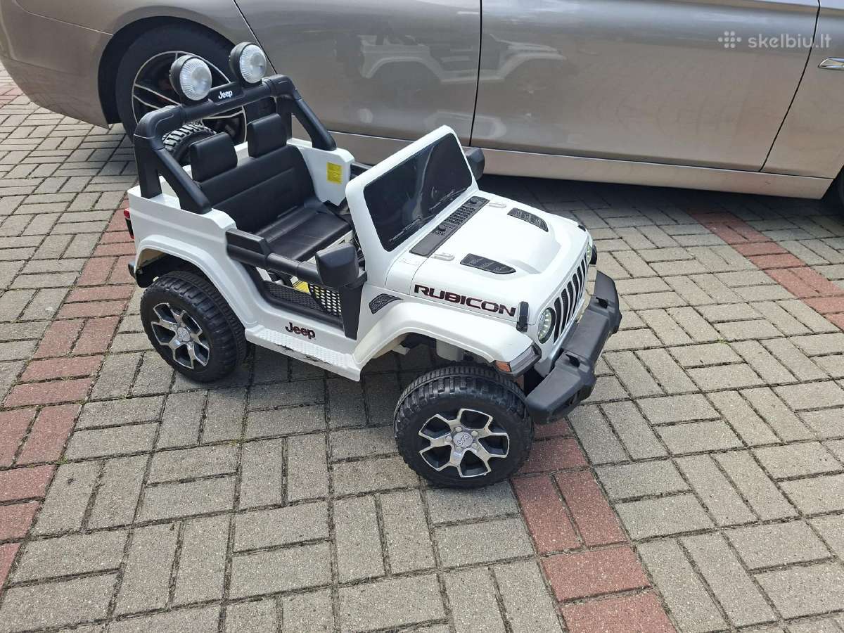 Jeep Wrangler vaikiškas elektromobilis - nuotraukos Nr. 2