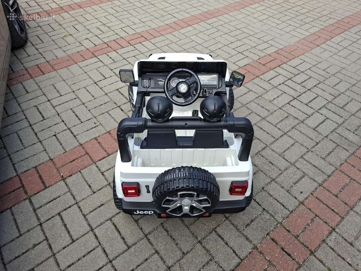 Jeep Wrangler vaikiškas elektromobilis - nuotraukos Nr. 3