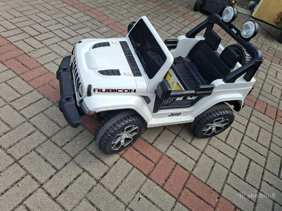 Jeep Wrangler vaikiškas elektromobilis - nuotraukos Nr. 4