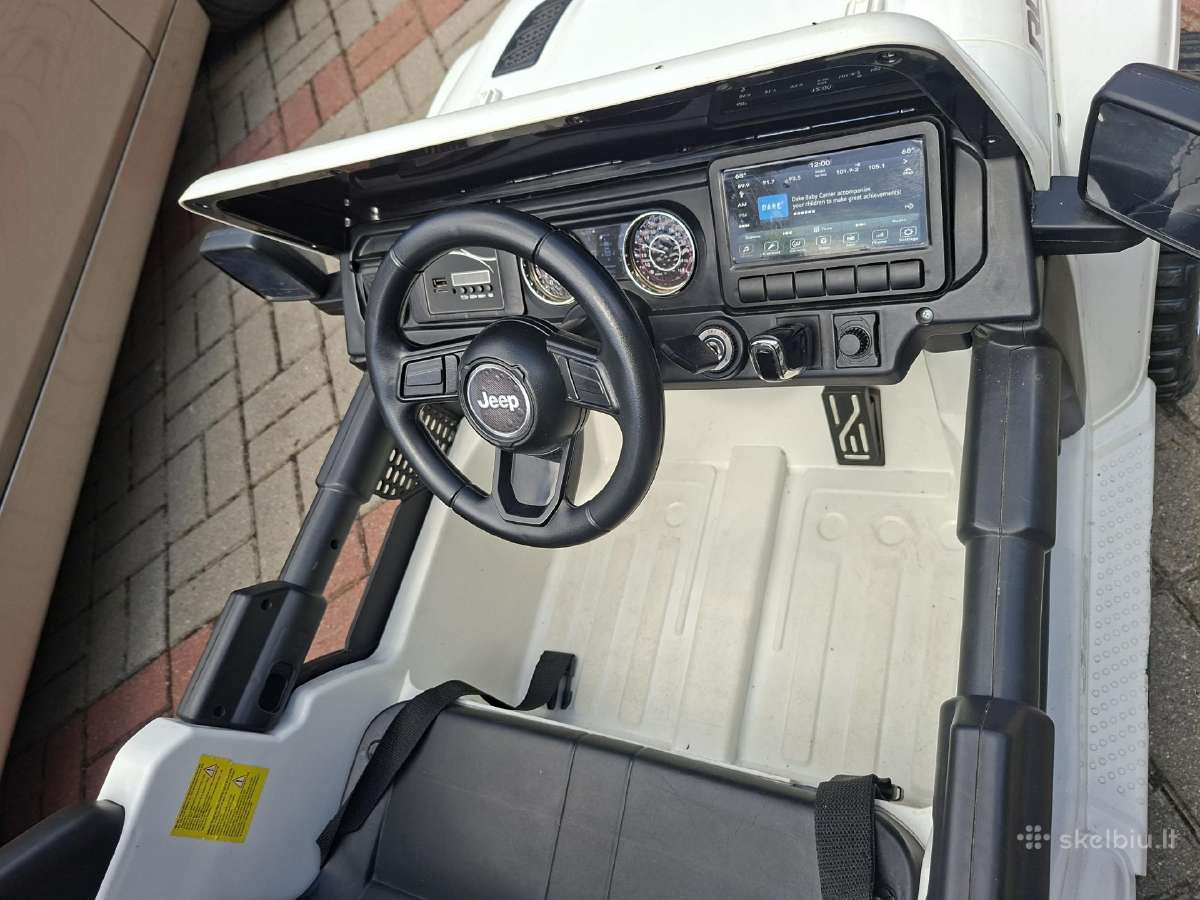 Jeep Wrangler vaikiškas elektromobilis - nuotraukos Nr. 5