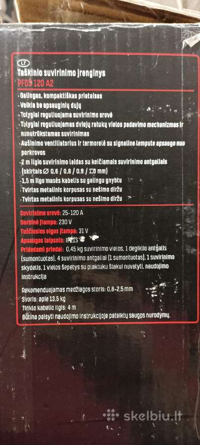 Parkside taškinis suvirintojas - nuotraukos Nr. 5