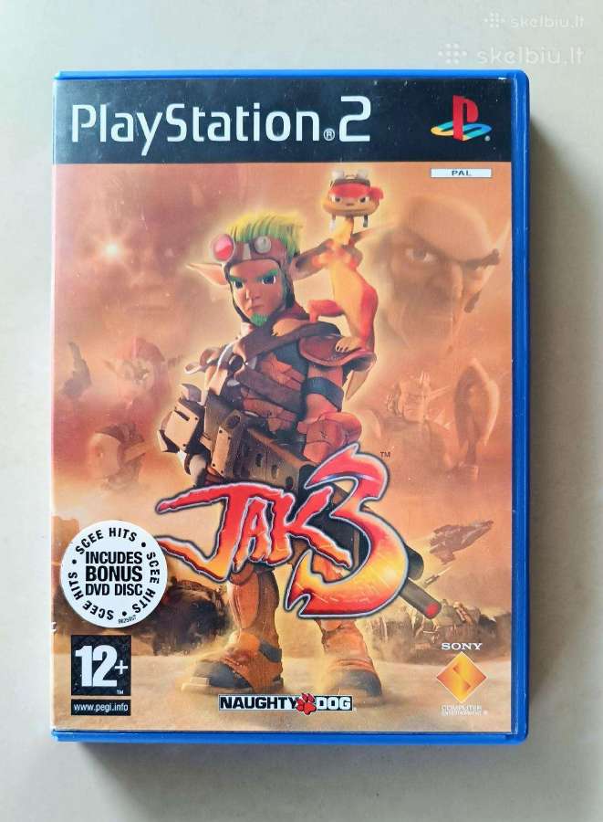Kolekcinis Play Station ps2 žaidimas - Jak3 - nuotraukos Nr. 3