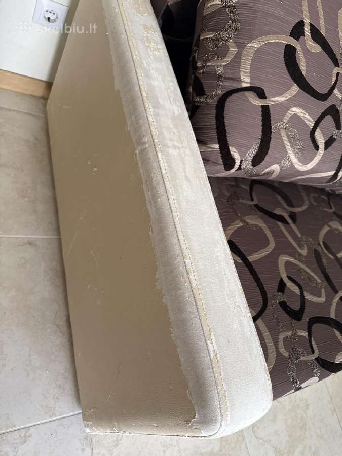 Sofa su miegama dalimi ir patalynės dėže - nuotraukos Nr. 4