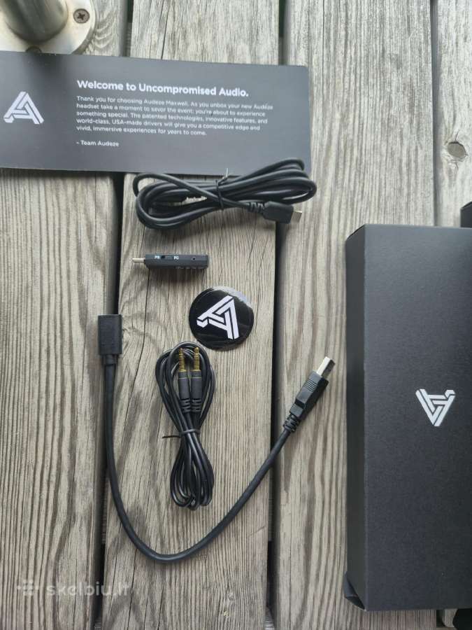 Audeze maxwell belaidės ausinės playstation - nuotraukos Nr. 3