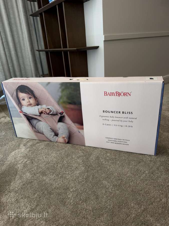 Gultukas Babybjorn Balance Bliss Mesh, Navy Blue - nuotraukos Nr. 6
