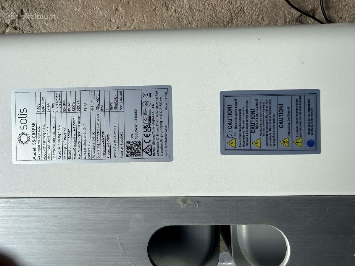 Inverteris Solis 8kw , husqvarna 572xp 4,3 kw - nuotraukos Nr. 3