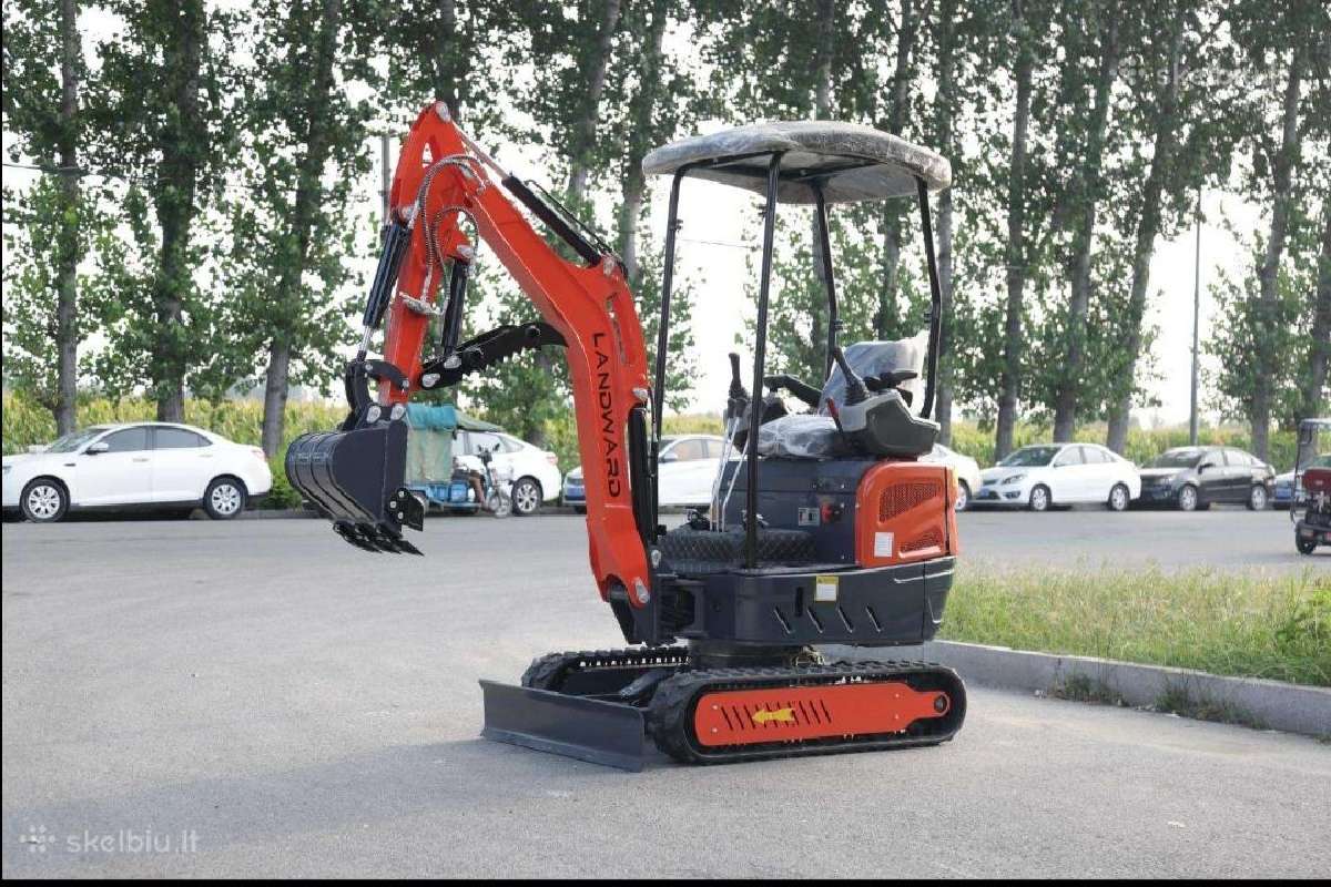 Naujas mini ekskavatorius Landward 1,5t - nuotraukos Nr. 25