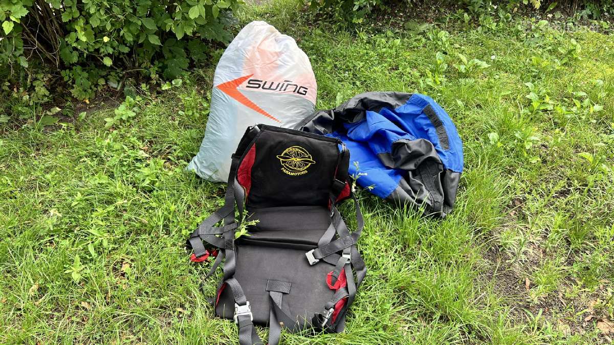 Paramotoras, paraspanis komplekta - nuotraukos Nr. 5